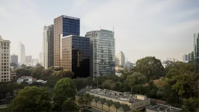 Arranha-céus na Cidade de Ho Chi Minh.