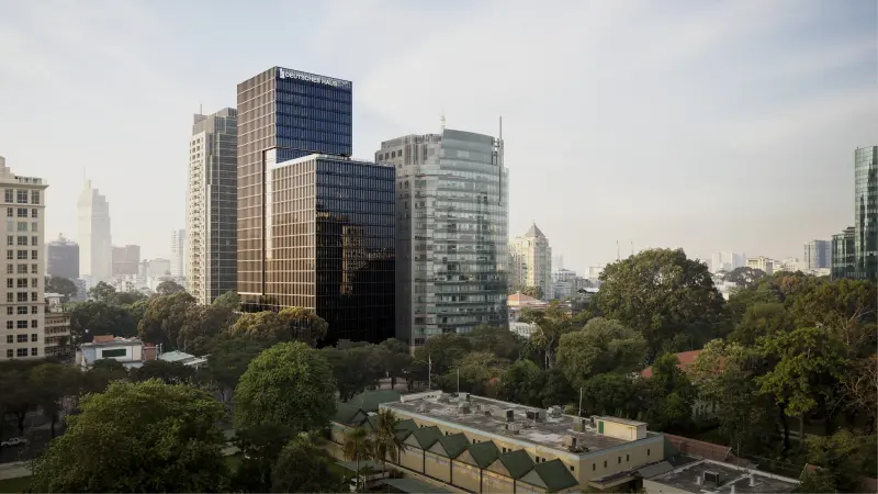 Skyscrapers Ho Chi Minh City.