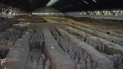 Exhibition hall of Terracotta Warriors Museum in China
