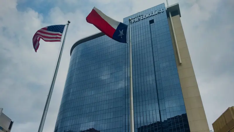 Facade of the Houston Methodist Hospital, for which Bosch provided a new efficient page notification system