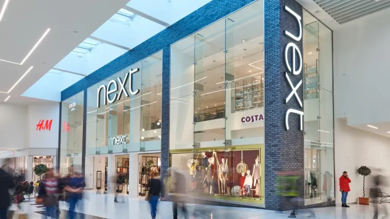 The image shows the telford shopping mall with the bosch public address system.