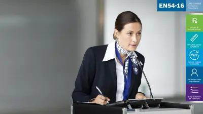 PRAESENSA Public Address and Voice Alarm System used in an application area