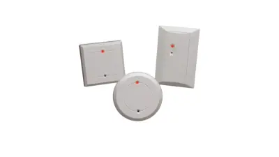 Trois types de détecteurs de bris de verre